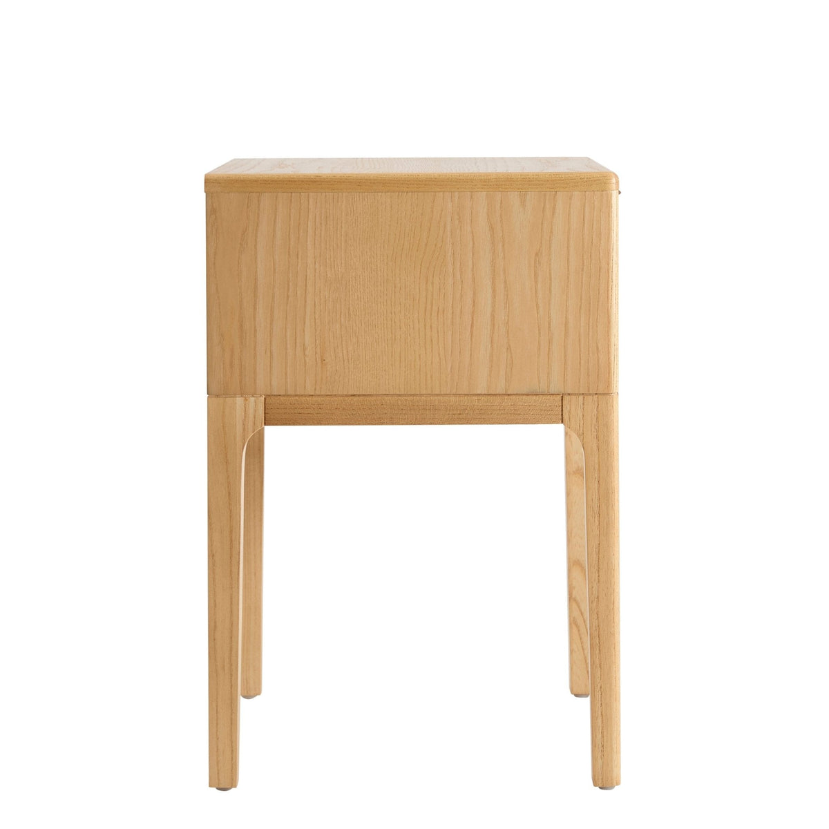 Dusklia - Elena Ash 1 Drawer Nightstand - Light Wood