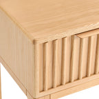 Dusklia - Elena Ash 1 Drawer Nightstand - Light Wood