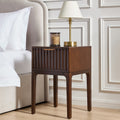Dusklia - Elena Ash 1 Drawer Nightstand - Walnut