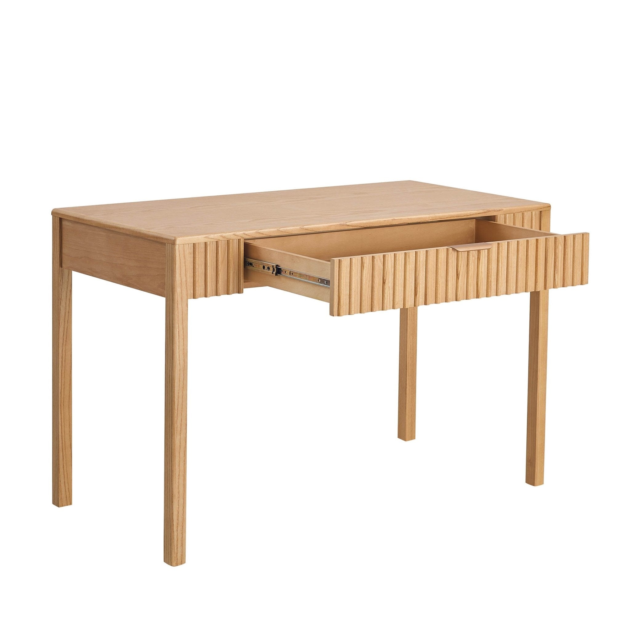 Dusklia - Elena Ash Desk - Light Wood
