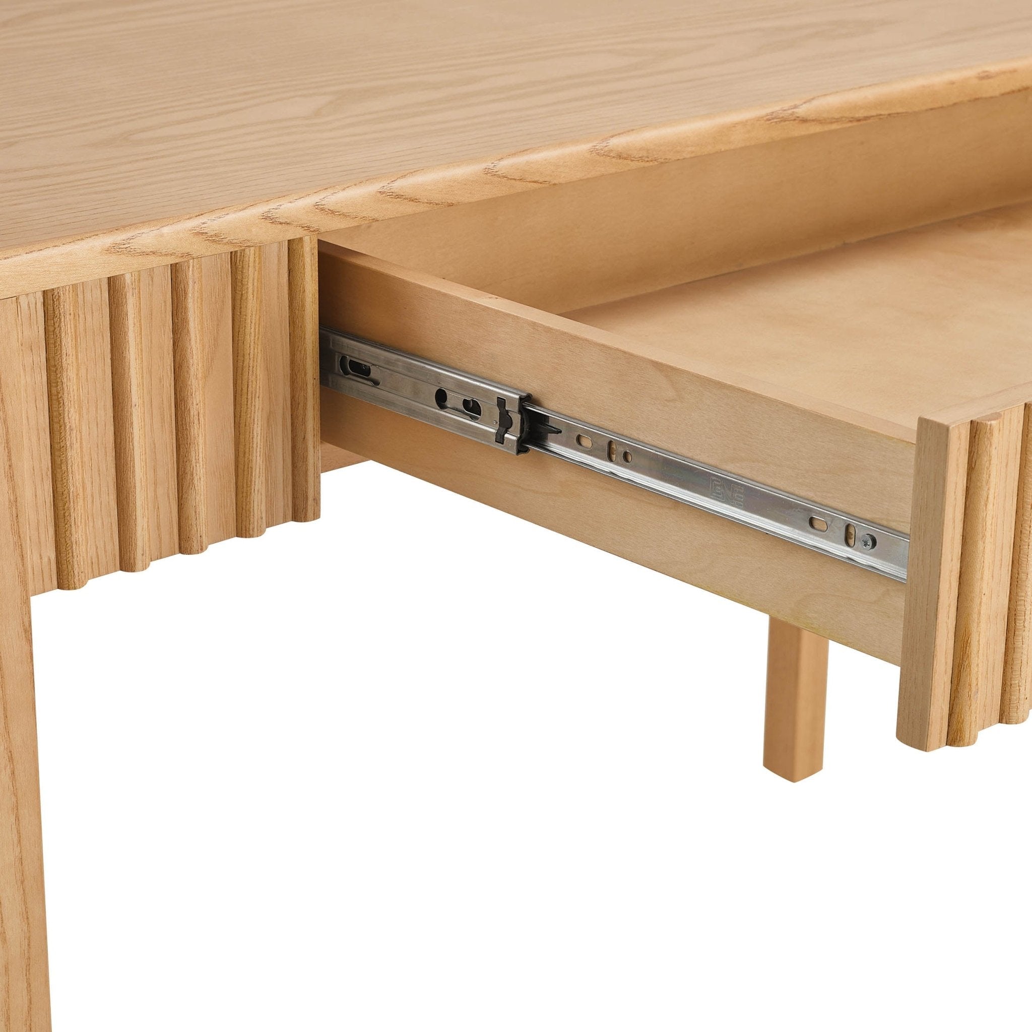Dusklia - Elena Ash Desk - Light Wood