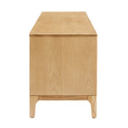 Dusklia - Elena TV Unit for TVs up to 60 - Light Wood - Wood Veneer