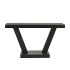 Dusklia - Elina Console Table - Black Wood