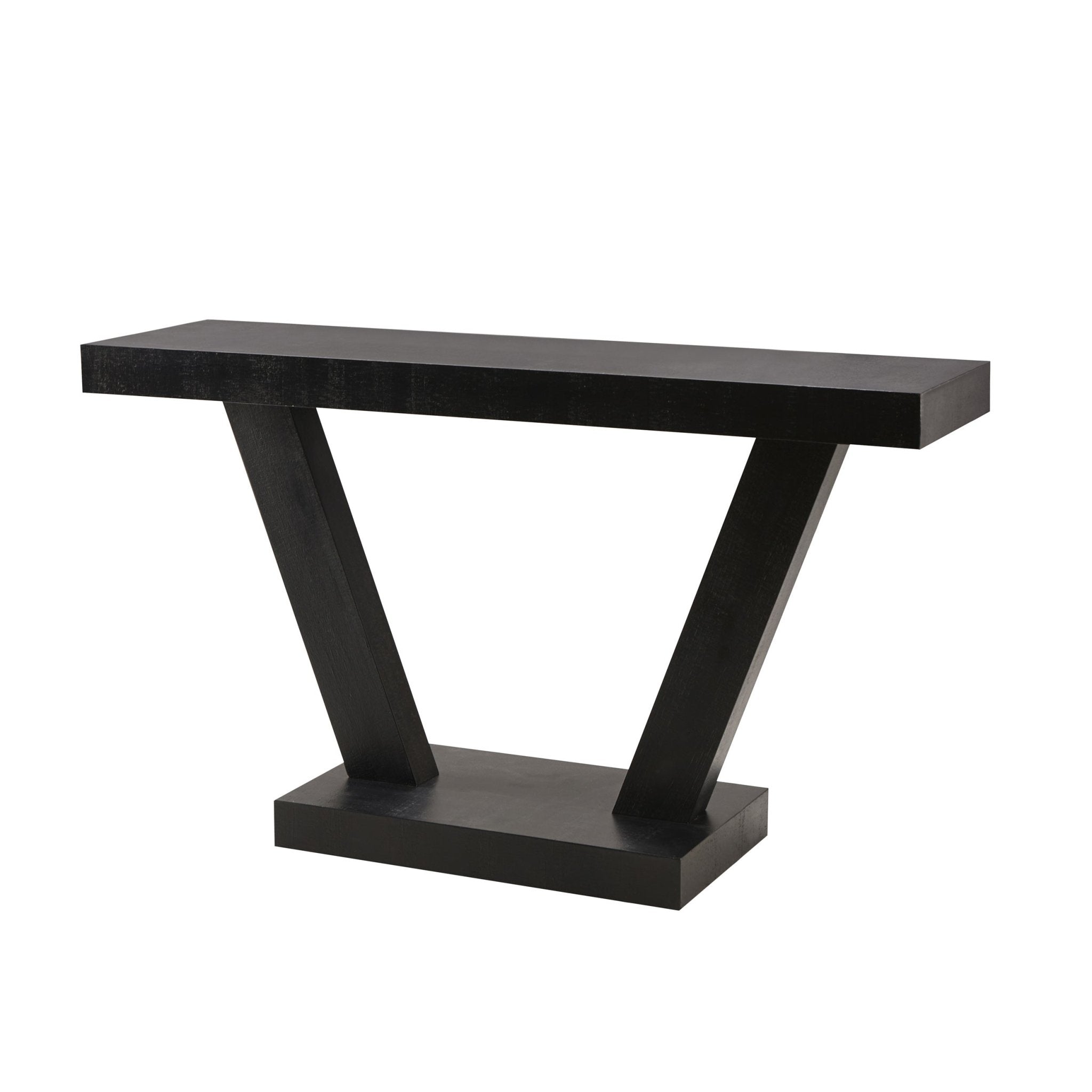 Dusklia - Elina Console Table - Black Wood