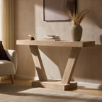 Dusklia - Elina Console Table - Washed Wood