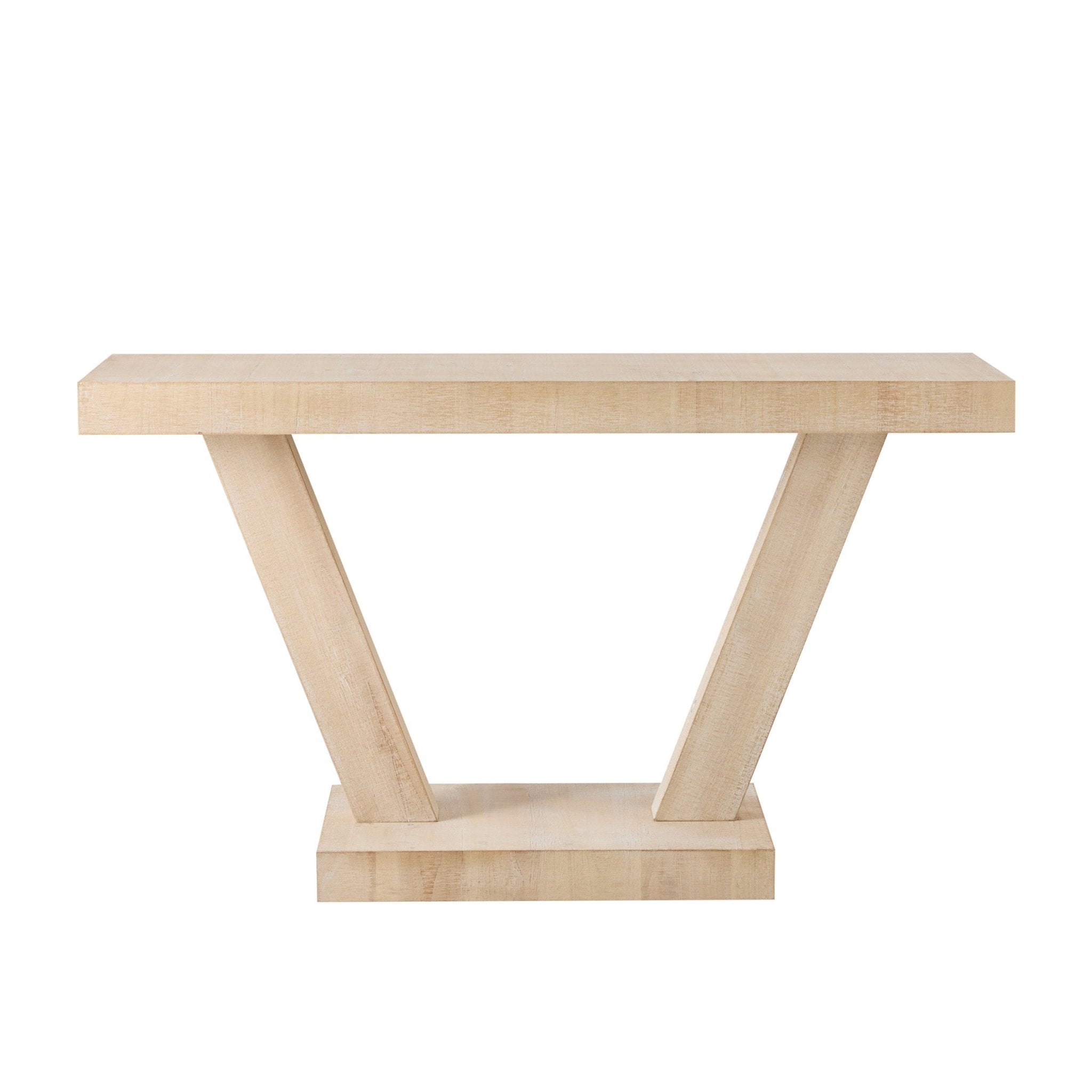 Dusklia - Elina Console Table - Washed Wood