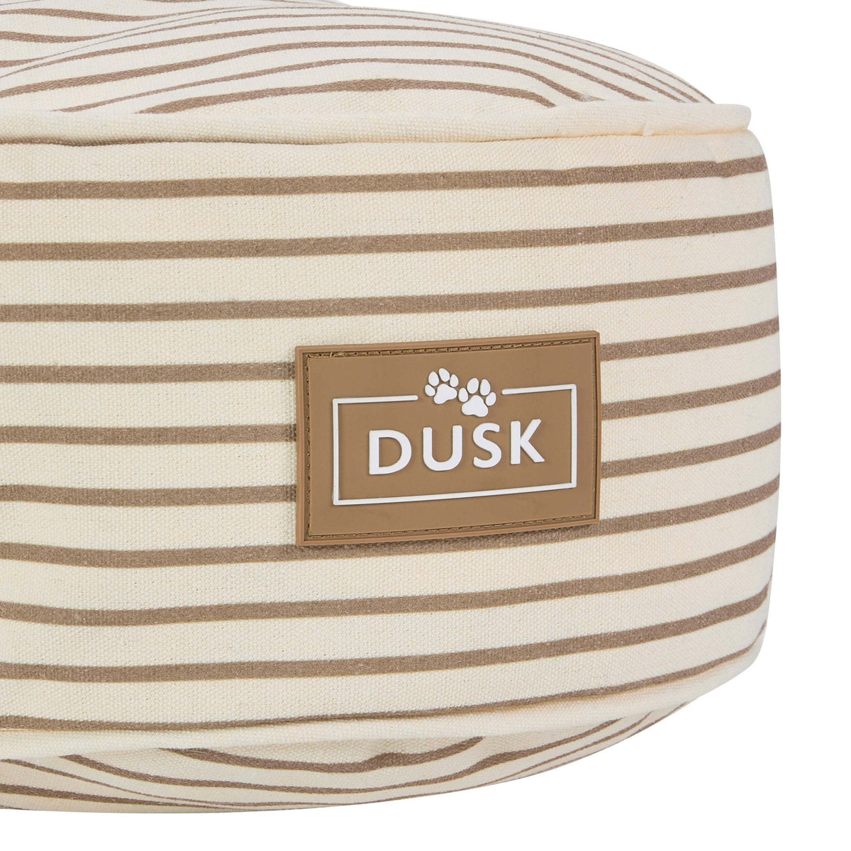 Dusklia - Elio Bone Shaped Striped Pillow Bed - Natural