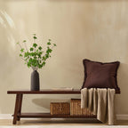 Dusklia - Eliza Wooden Shelf Bench - Walnut