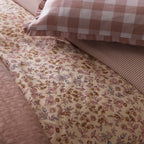 Dusklia - Elleanor 100% Cotton Floral Duvet Cover & Pillowcase Set - Multicoloured