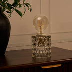 Dusklia - Elodi Glass Table Lamp - Clear