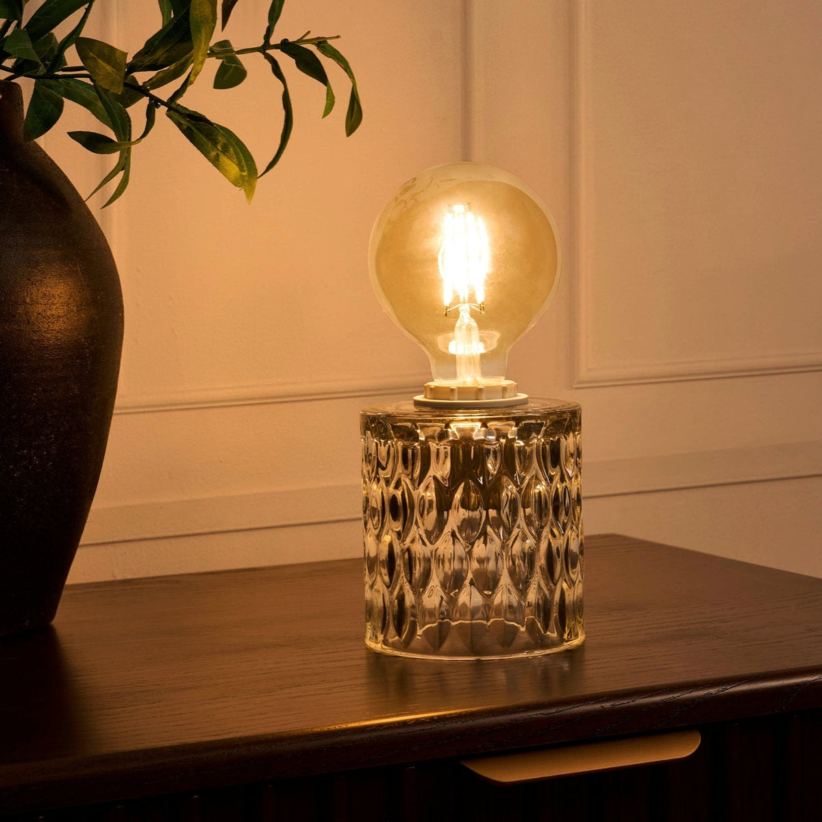 Dusklia - Elodi Glass Table Lamp - Clear