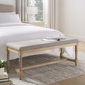Dusklia - Emley Bench - Natural Chevron