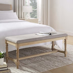 Dusklia - Emley Bench - Natural Chevron