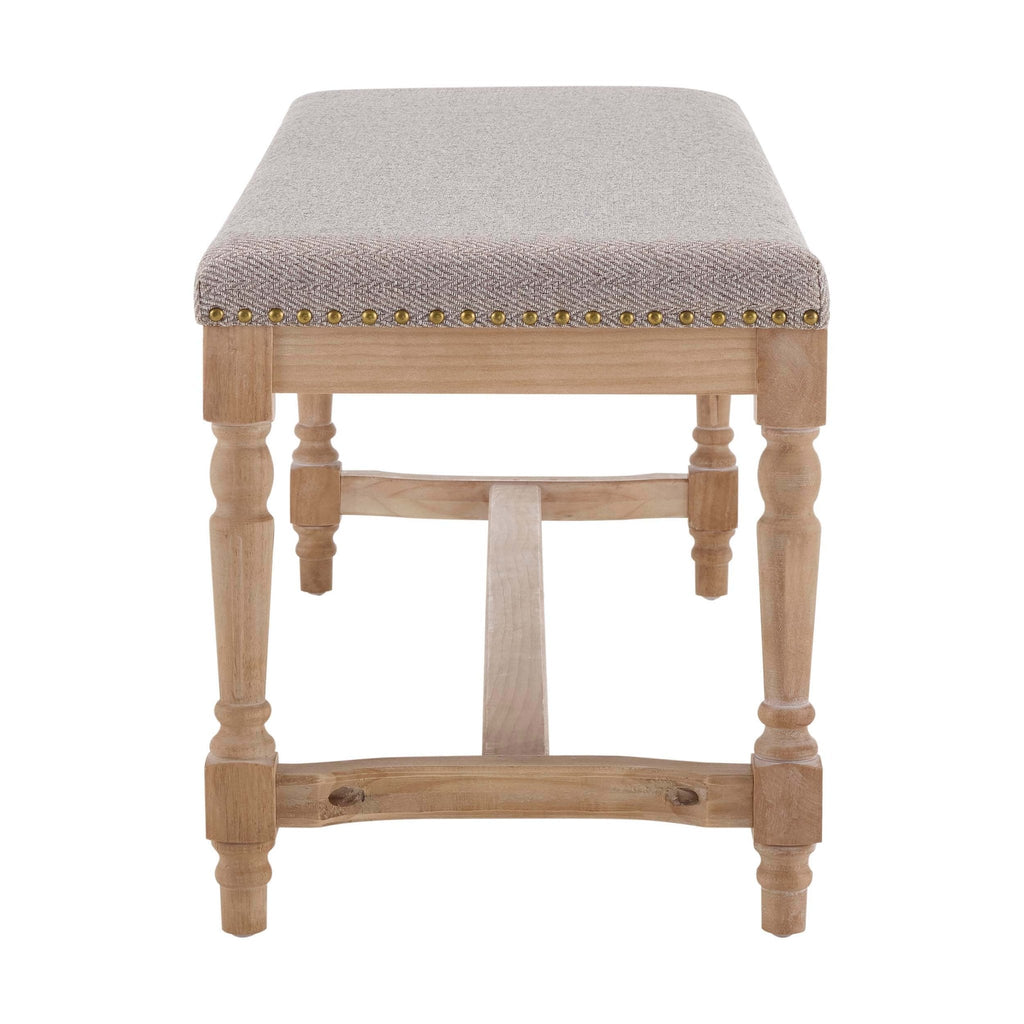 Dusklia - Emley Bench - Natural Chevron