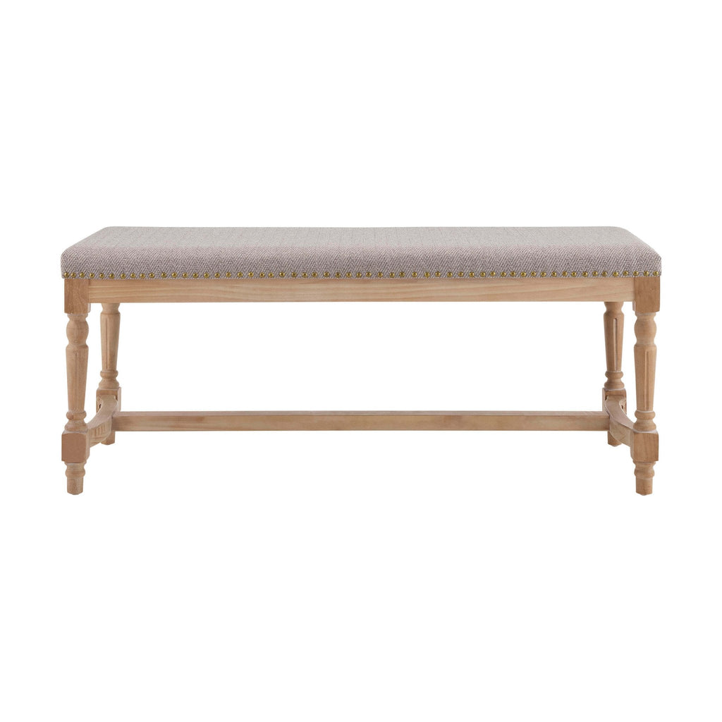 Dusklia - Emley Bench - Natural Chevron