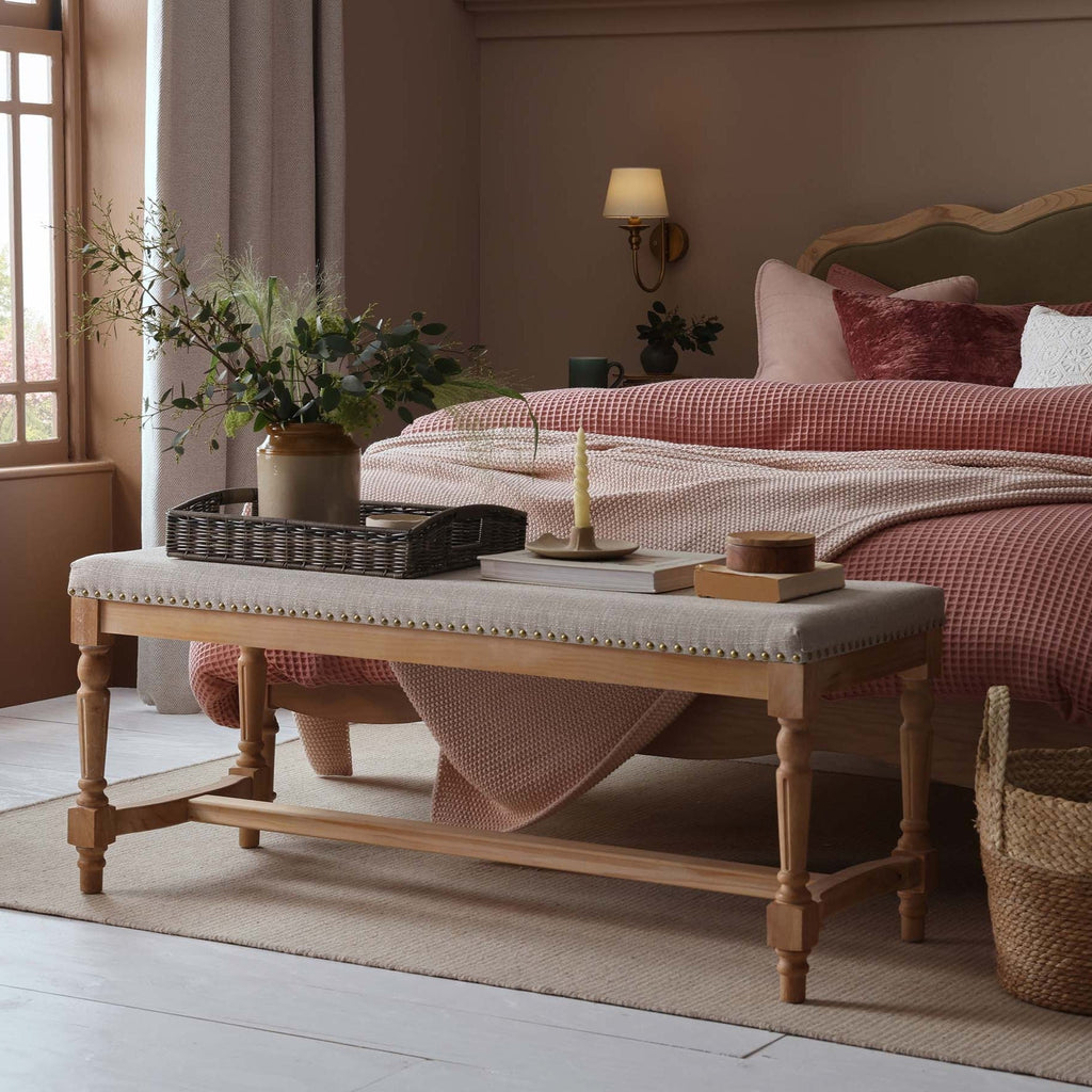 Dusklia - Emley Bench - Stone Grey