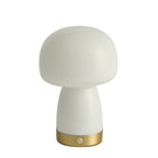 Dusklia - Enoki LED Rechargeable Wireless Lamp - White/Gold