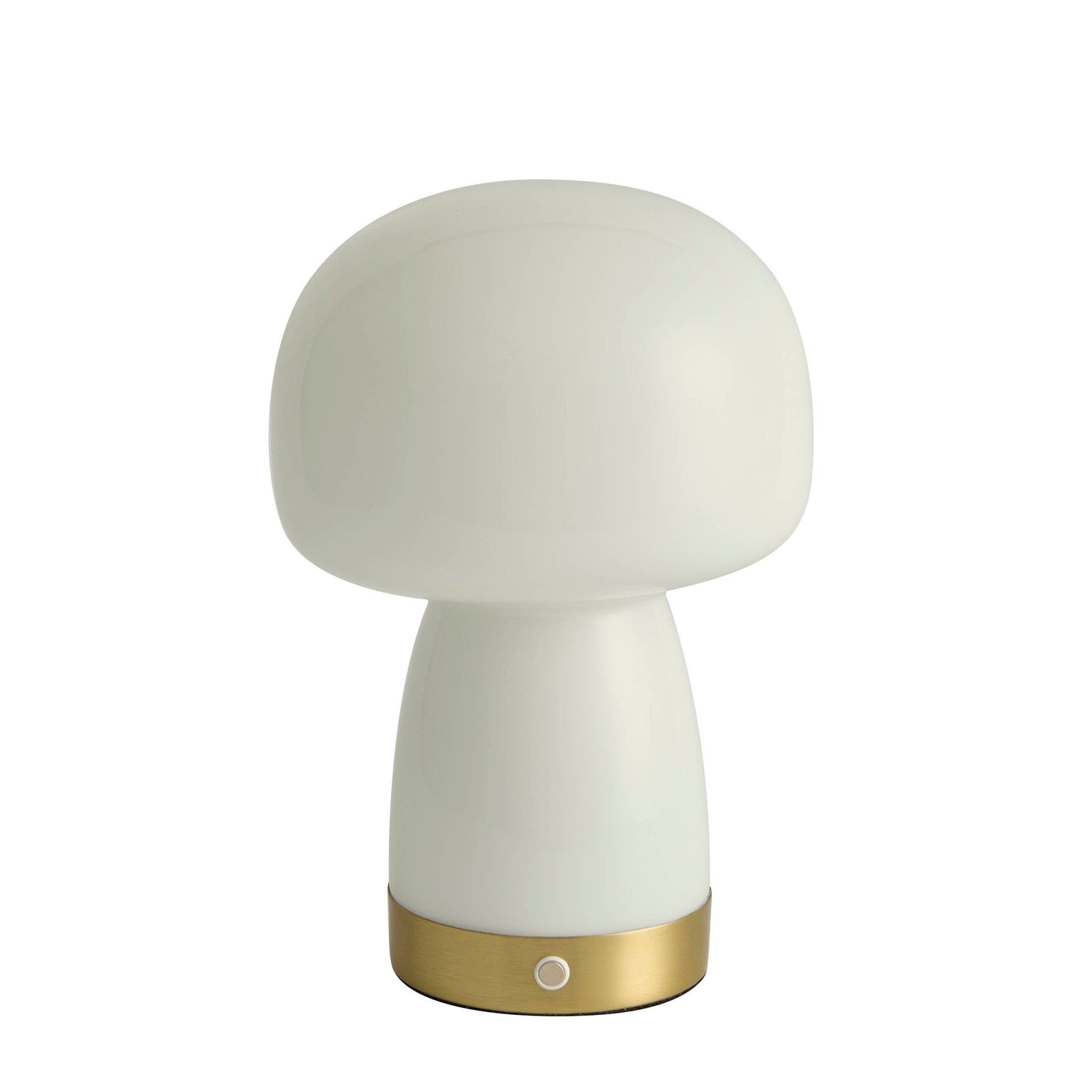 Dusklia - Enoki LED Rechargeable Wireless Lamp - White/Gold