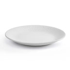 Dusklia - Ethan Embossed Stoneware 12 Piece Dinner Set - White