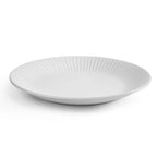 Dusklia - Ethan Embossed Stoneware 12 Piece Dinner Set - White