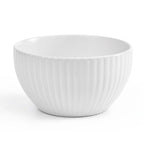 Dusklia - Ethan Embossed Stoneware 12 Piece Dinner Set - White