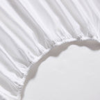 Dusklia - Everly 1200 Thread Count Fitted Sheet - White