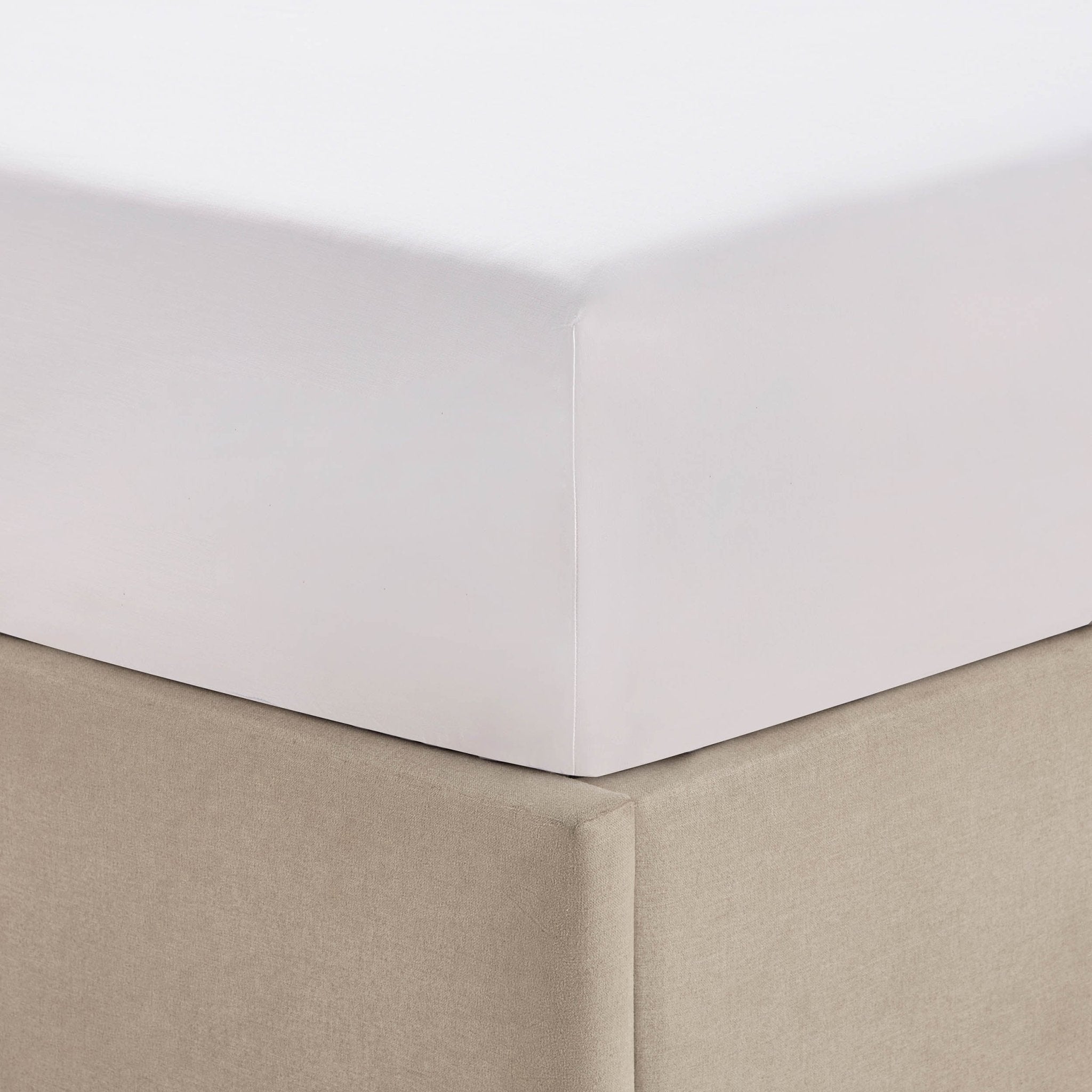 Dusklia - Everly 1200 Thread Count Fitted Sheet - White