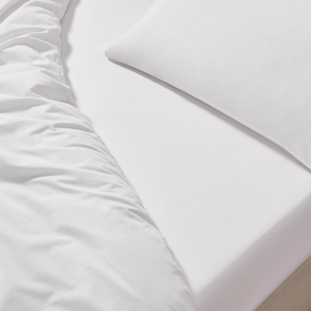 Dusklia - Everly 1200 Thread Count Fitted Sheet - White