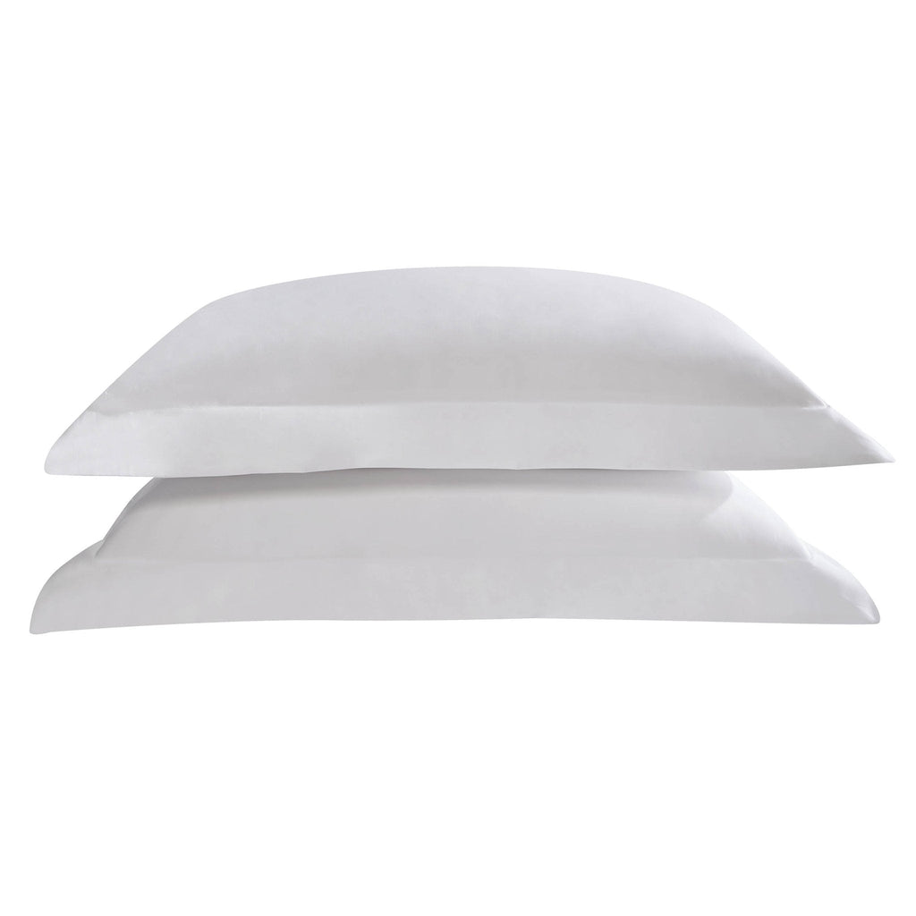 Dusklia - Everly 1200 Thread Count Pair of Oxford Pillowcases - White
