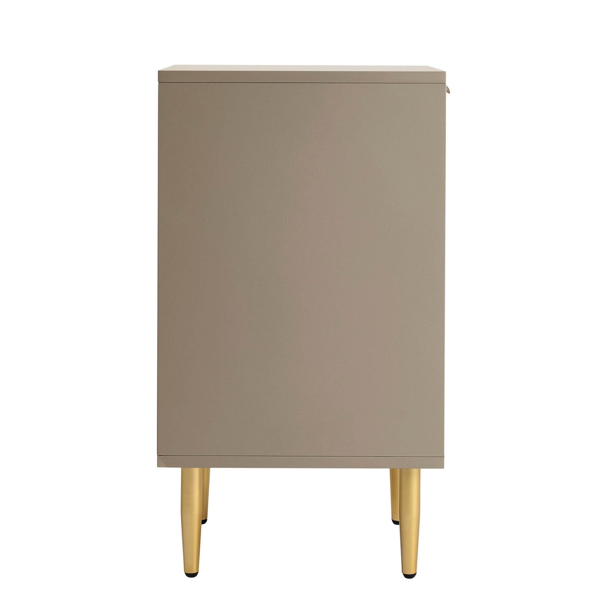 Dusklia - Evie 1 Drawer Nightstand - Taupe
