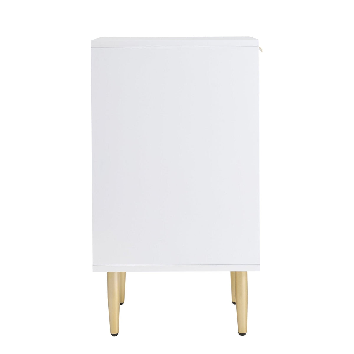Dusklia - Evie 1 Drawer Nightstand - Warm White