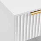 Dusklia - Evie 1 Drawer Nightstand - Warm White