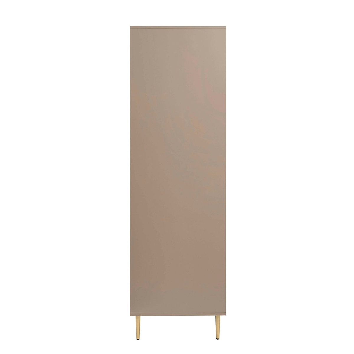 Dusklia - Evie 3 Door Wardrobe with Drawers - Taupe