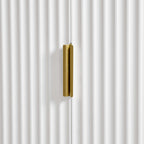 Dusklia - Evie 3 Door Wardrobe with Drawers - Warm White
