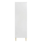 Dusklia - Evie 3 Door Wardrobe with Drawers - Warm White