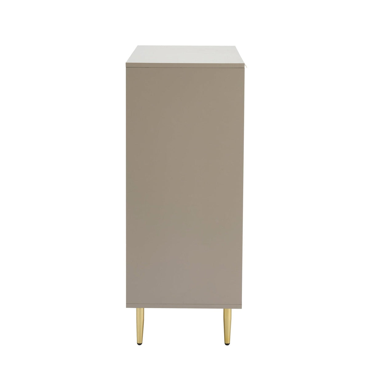Dusklia - Evie 5 Drawer Chest - Taupe