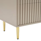 Dusklia - Evie 5 Drawer Chest - Taupe