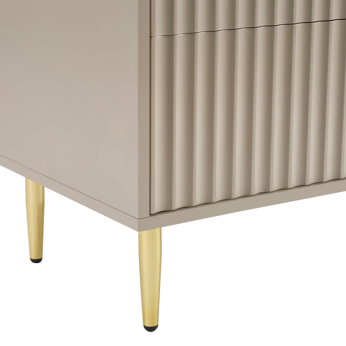 Dusklia - Evie 5 Drawer Chest - Taupe