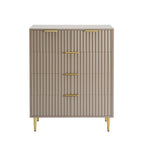Dusklia - Evie 5 Drawer Chest - Taupe