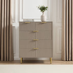 Dusklia - Evie 5 Drawer Chest - Taupe
