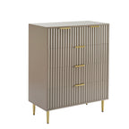 Dusklia - Evie 5 Drawer Chest - Taupe