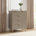 Dusklia - Evie 5 Drawer Chest - Taupe