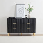Dusklia - Evie 6 Drawer Chest - Black