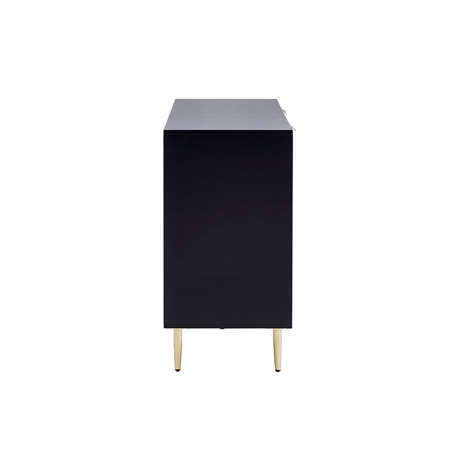 Dusklia - Evie 6 Drawer Chest - Black