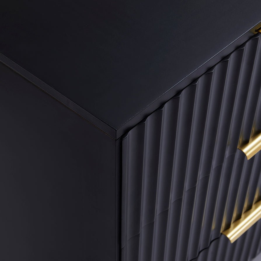 Dusklia - Evie 6 Drawer Chest - Black