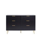 Dusklia - Evie 6 Drawer Chest - Black