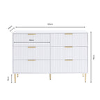 Dusklia - Evie 6 Drawer Chest - Taupe