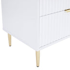 Dusklia - Evie 6 Drawer Chest - Warm White