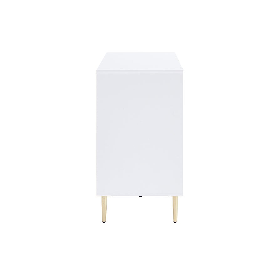 Dusklia - Evie 6 Drawer Chest - Warm White