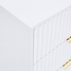 Dusklia - Evie 6 Drawer Chest - Warm White